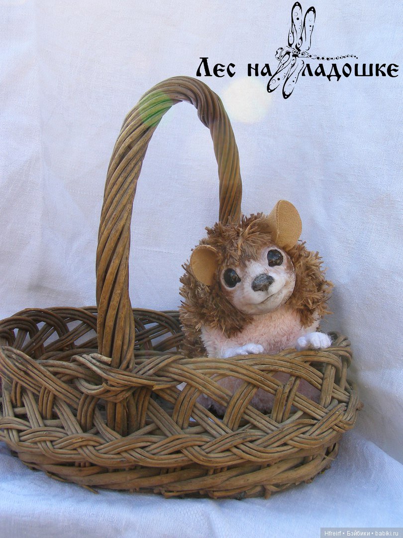 Ёжики из серии Лес на ладошке