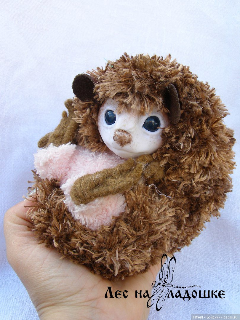 Ёжики из серии Лес на ладошке