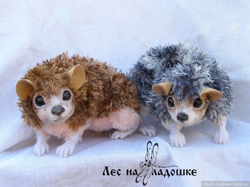 Ёжики из серии Лес на ладошке (фото 5)