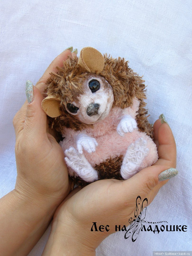 Ёжики из серии Лес на ладошке