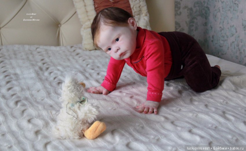 Лили-Марлен, девочка из одноименного молда скульптора Sylvia Manning