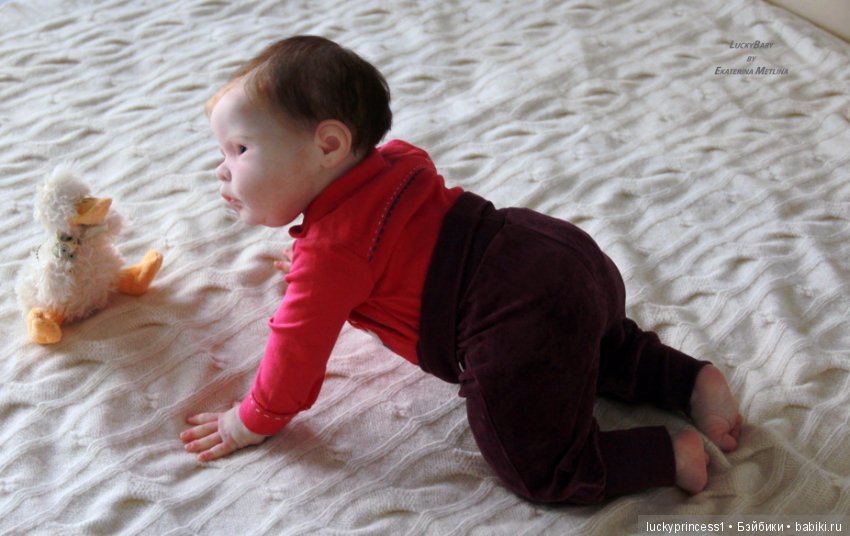 Лили-Марлен, девочка из одноименного молда скульптора Sylvia Manning