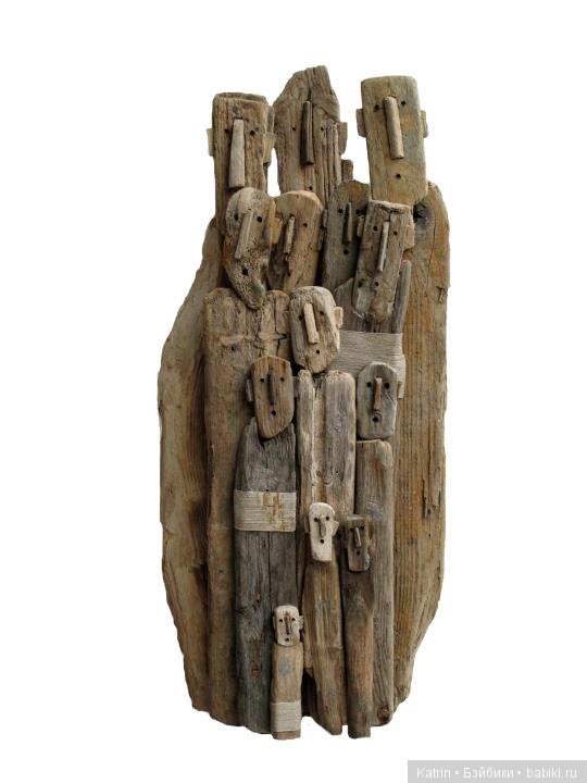 Marc Bourlier и его скульптуры из дерева (фото 9)
