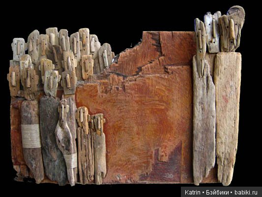 Marc Bourlier и его скульптуры из дерева