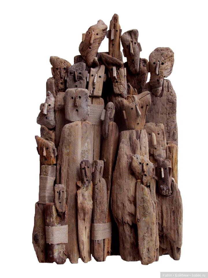 Marc Bourlier и его скульптуры из дерева