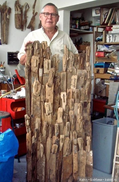 Marc Bourlier и его скульптуры из дерева