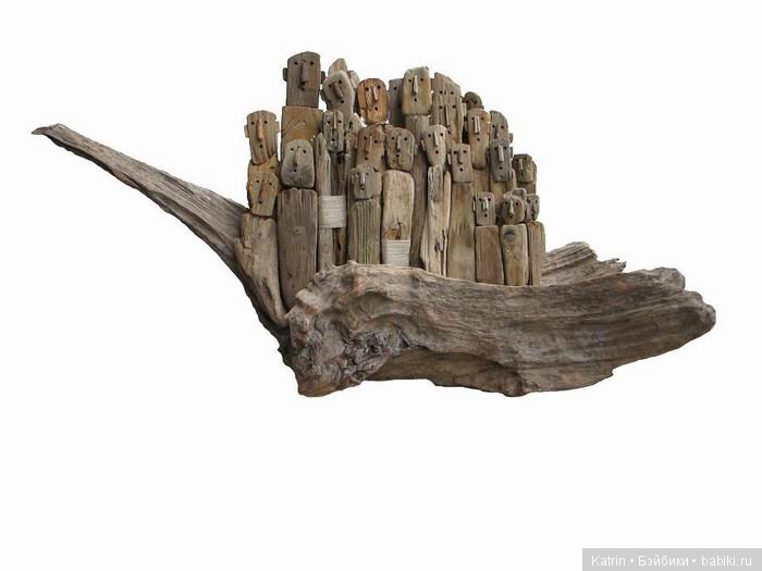 Marc Bourlier и его скульптуры из дерева