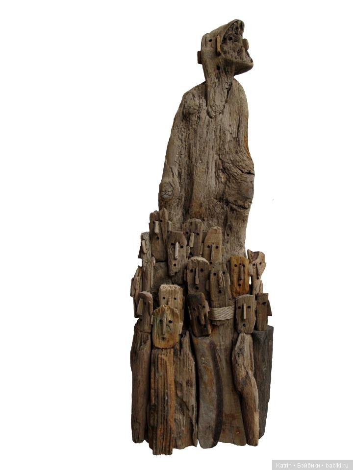 Marc Bourlier и его скульптуры из дерева