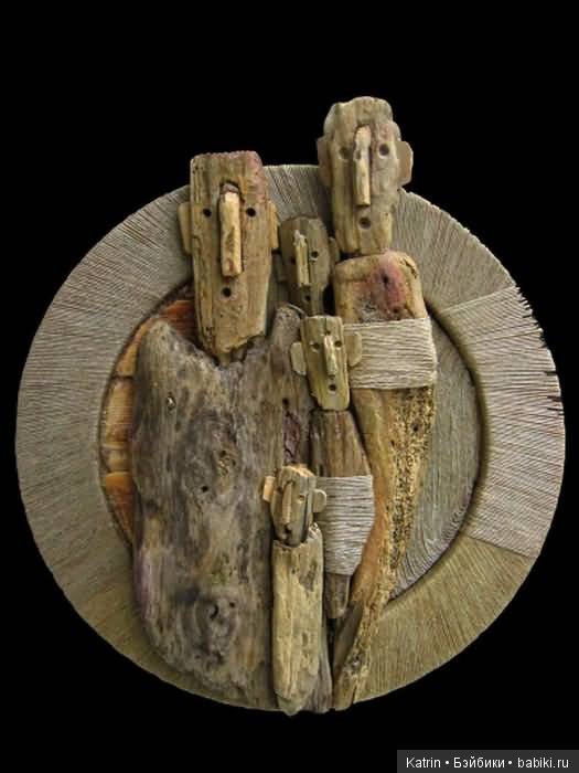 Marc Bourlier и его скульптуры из дерева