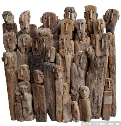 Marc Bourlier и его скульптуры из дерева (фото 7)