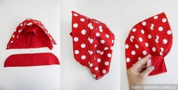 Летний чепчик для малышки своими руками (фото 5)