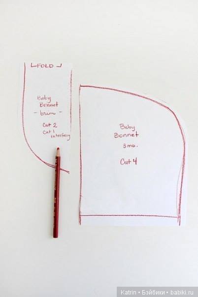 Летний чепчик для малышки своими руками (фото 2)