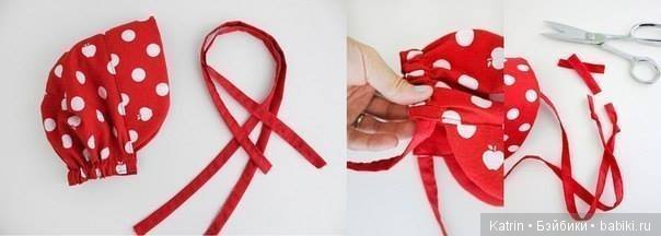 Летний чепчик для малышки своими руками (фото 6)