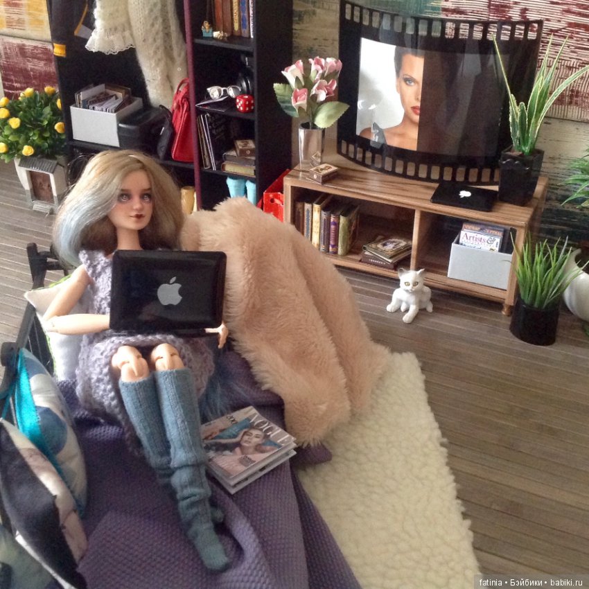 Немного о Флёр, немного об интерьере, чуть-чуть о миниатюре и о моих попытках сделать приличные снимки (фото 5)