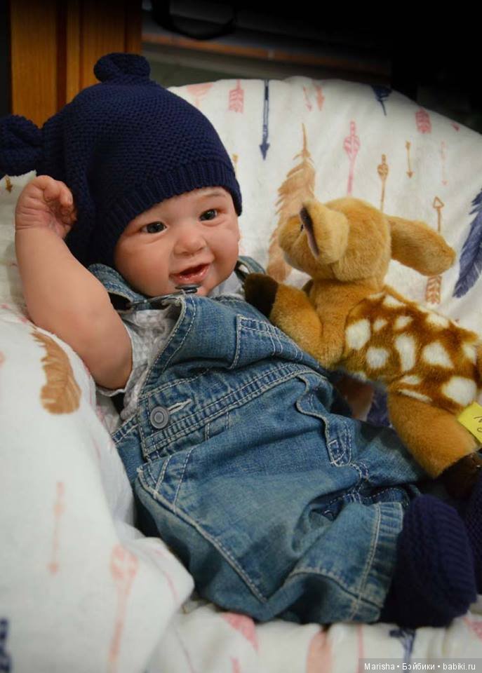 Малыш реборн Phoenix, скульптор и роспись Andrea Arcello (фото 6)