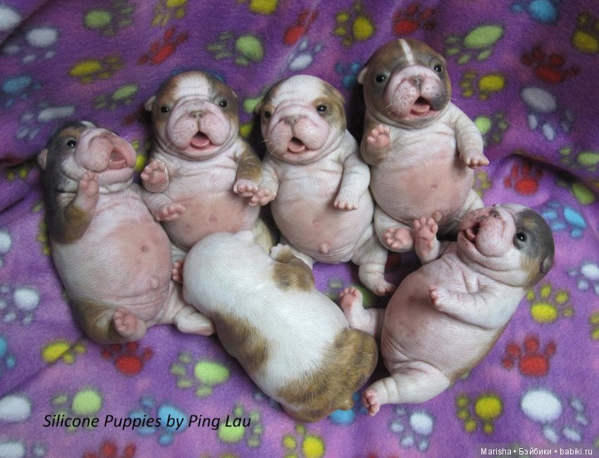 Силиконовые зверята Ping Lau