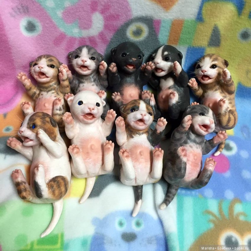 Силиконовые зверята Ping Lau