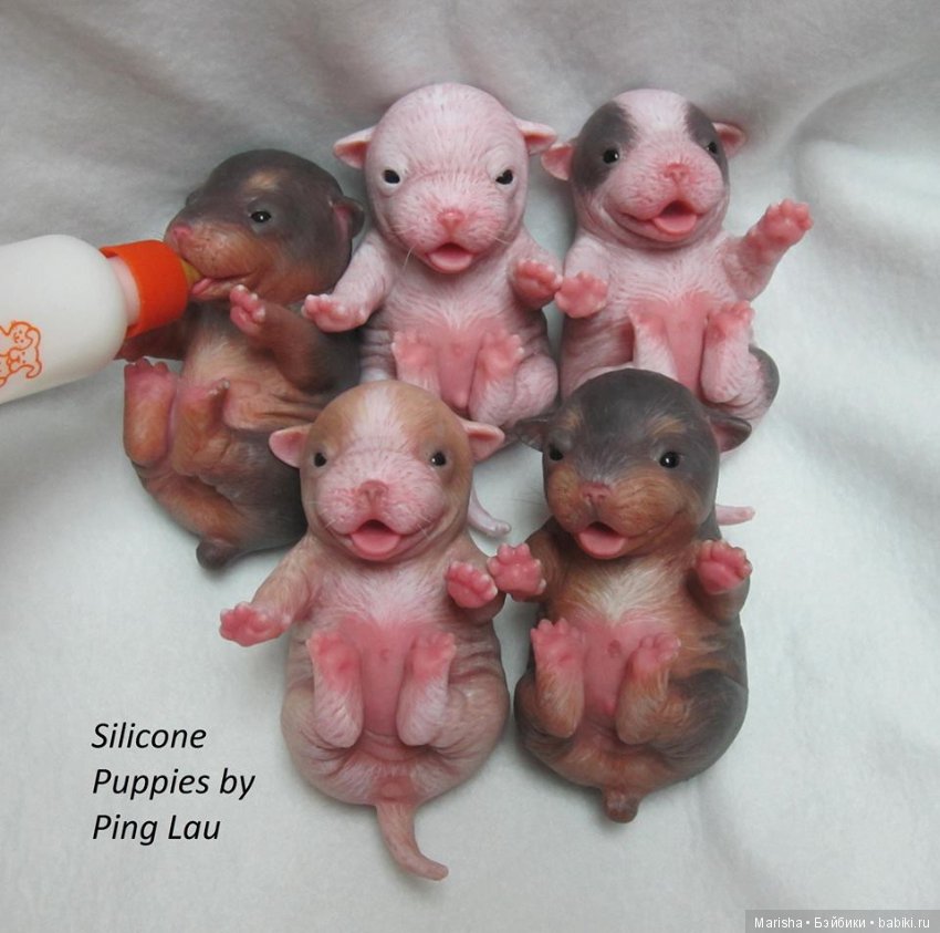 Силиконовые зверята Ping Lau (фото 6)