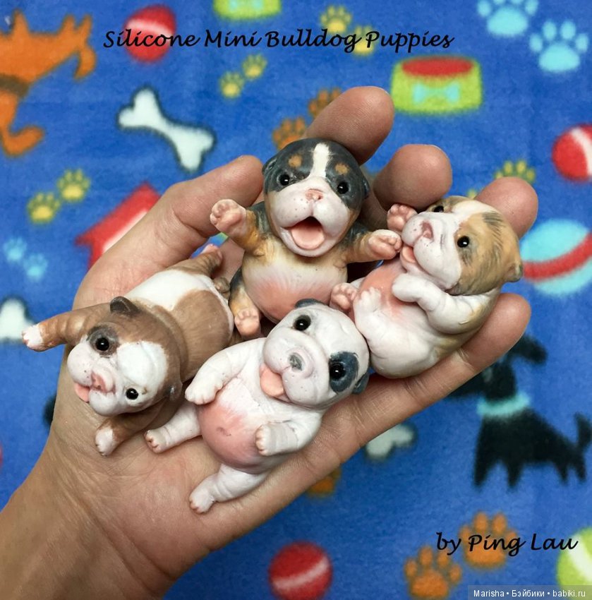 Силиконовые зверята Ping Lau