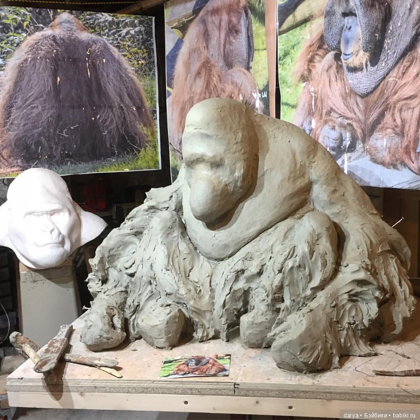 Скуптура Nick Bibby. Орангутан (фото 5)