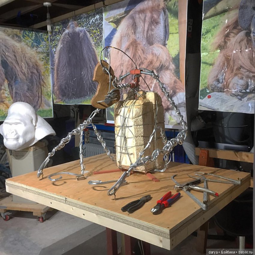 Скуптура Nick Bibby. Орангутан (фото 3)