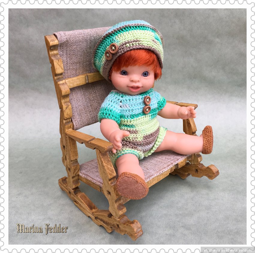 "Чьи в лесу шишки?" Мебельный гарнитур для пупсика Paola Reina (фото 2)