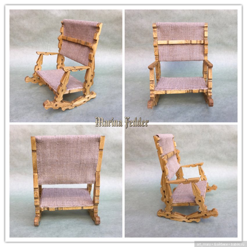 "Чьи в лесу шишки?" Мебельный гарнитур для пупсика Paola Reina (фото 7)