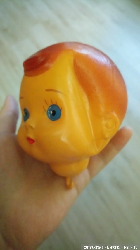 Как восстановить помятую голову пупса