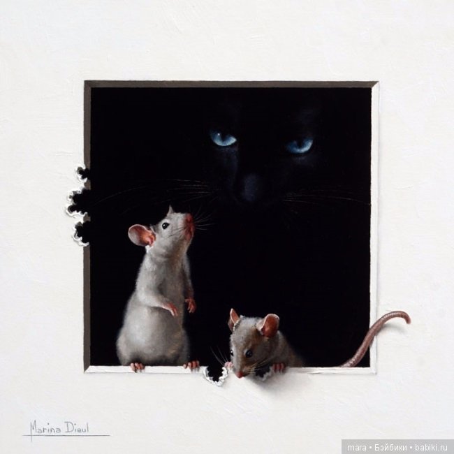 Кошки-мышки. Художница Marina Dieul (фото 3)