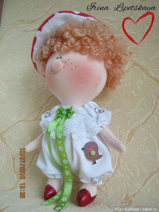 Добродушный мухоморчик с выкройкой Липецкой Ирины (фото 2)