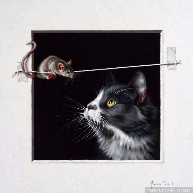 Кошки-мышки. Художница Marina Dieul (фото 4)