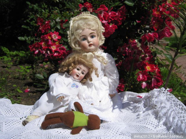 Розы цвели, было лето — Редкие антикварные куклы и реплики: воск (фото 8)