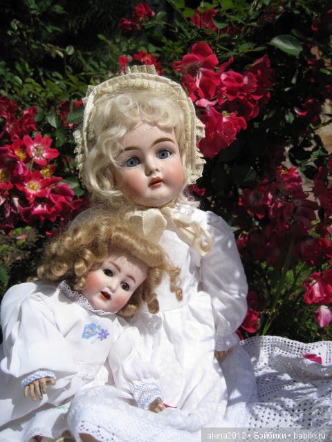 Розы цвели, было лето — Редкие антикварные куклы и реплики: воск (фото 6)