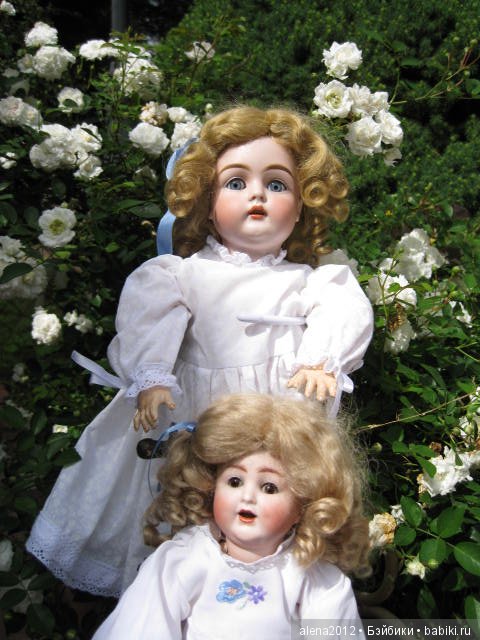 Розы цвели, было лето — Редкие антикварные куклы и реплики: воск
