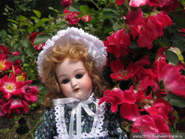Розы цвели, было лето — Редкие антикварные куклы и реплики: воск
