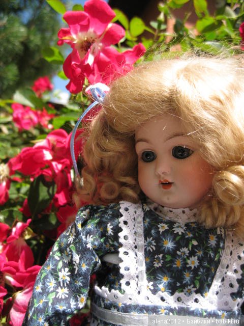 Розы цвели, было лето — Редкие антикварные куклы и реплики: воск