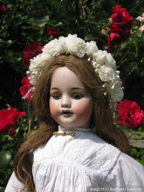 Розы цвели, было лето — Редкие антикварные куклы и реплики: воск