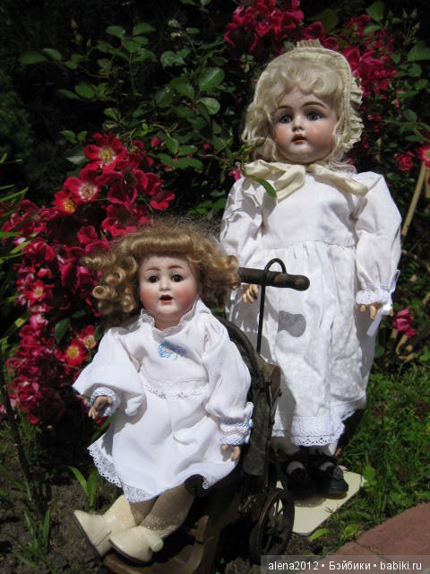 Розы цвели, было лето — Редкие антикварные куклы и реплики: воск