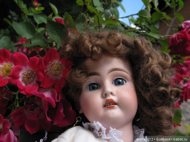 Розы цвели, было лето — Редкие антикварные куклы и реплики: воск