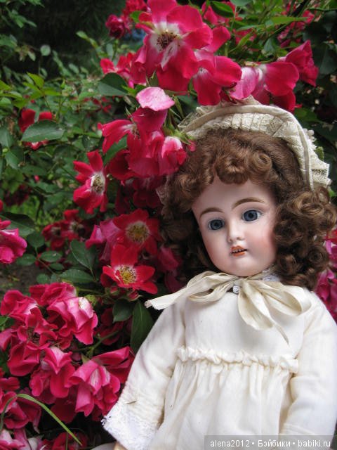 Розы цвели, было лето — Редкие антикварные куклы и реплики: воск