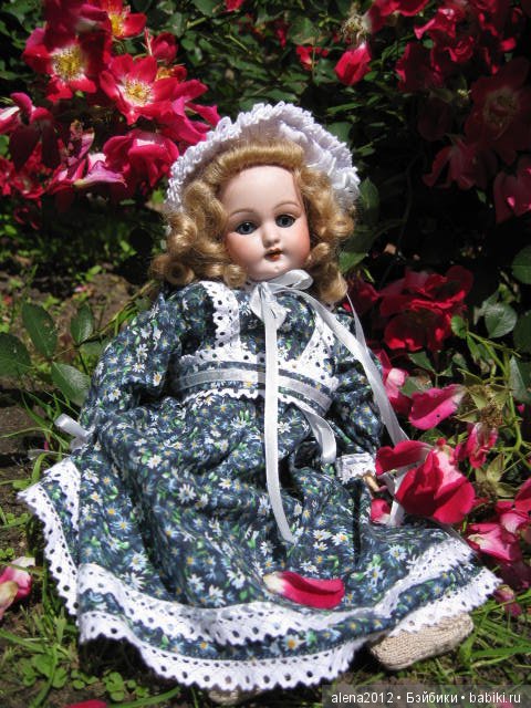 Розы цвели, было лето — Редкие антикварные куклы и реплики: воск