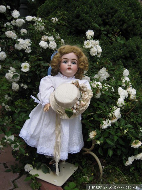 Розы цвели, было лето — Редкие антикварные куклы и реплики: воск
