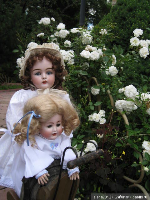 Розы цвели, было лето — Редкие антикварные куклы и реплики: воск