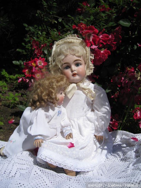 Розы цвели, было лето — Редкие антикварные куклы и реплики: воск (фото 5)