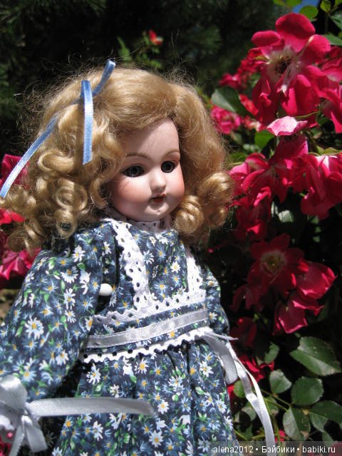 Розы цвели, было лето — Редкие антикварные куклы и реплики: воск