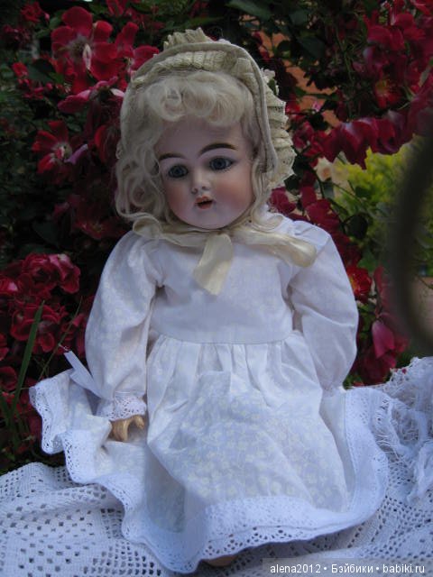Розы цвели, было лето — Редкие антикварные куклы и реплики: воск (фото 4)