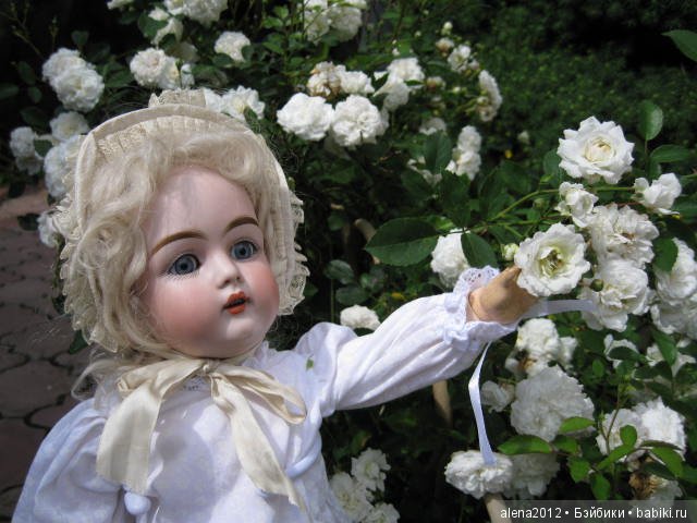Розы цвели, было лето — Редкие антикварные куклы и реплики: воск
