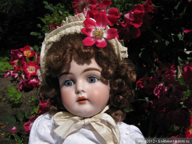 Розы цвели, было лето — Редкие антикварные куклы и реплики: воск