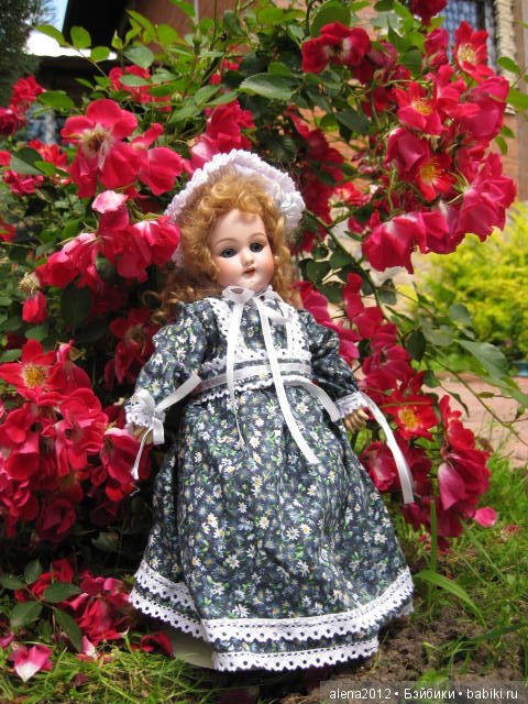 Розы цвели, было лето — Редкие антикварные куклы и реплики: воск