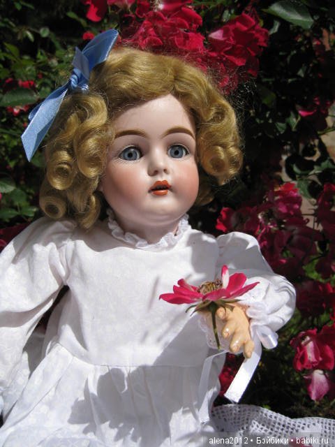 Розы цвели, было лето — Редкие антикварные куклы и реплики: воск (фото 9)